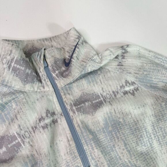 Nike Jacket Womens Small White Pro-Combat Dri-Fit Fitted Long-Sleeve Athletic - Picture 4 of 9